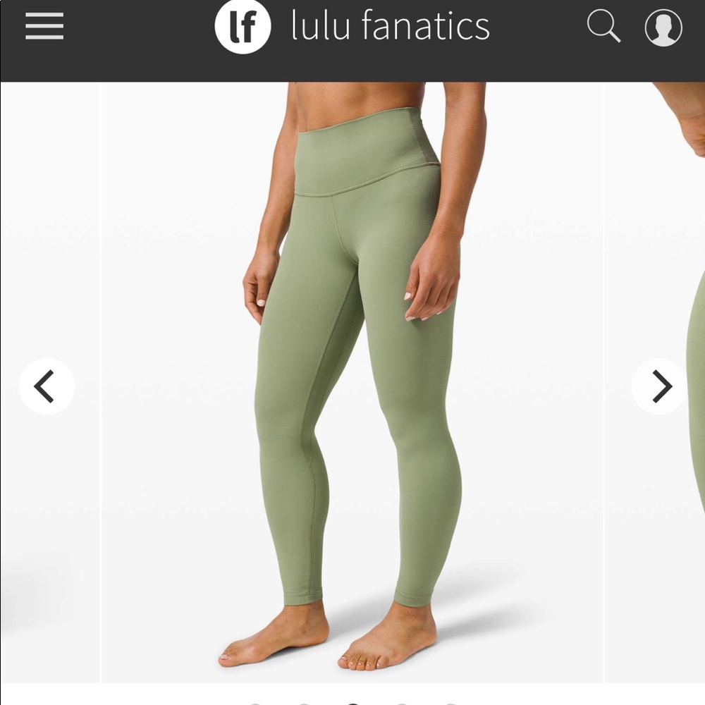 Lululemon Align leggings 25” size 6